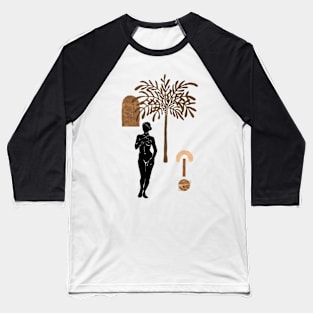 Astro Celestial Feminine Alone Baseball T-Shirt